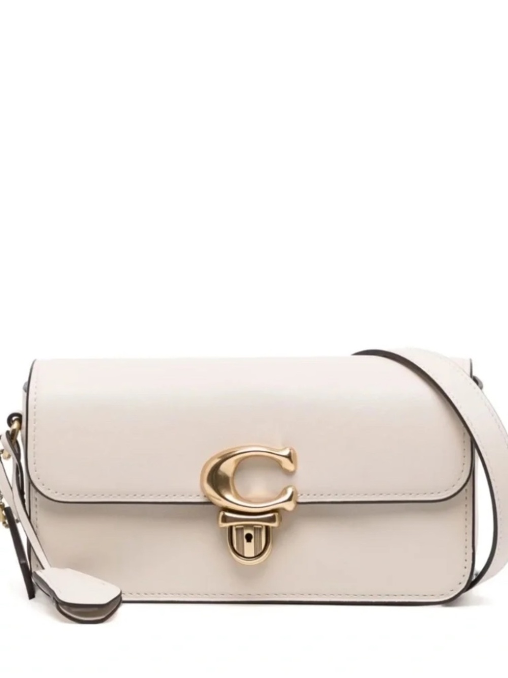 Coach Studio 20 Shoulder Bag in White/Chalk with Gold-Tone Hardware - Picture 1 of 8